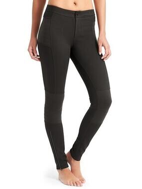 EUC Athleta Ponte Motion Pant, Black SIZE 12 #153249 E1119